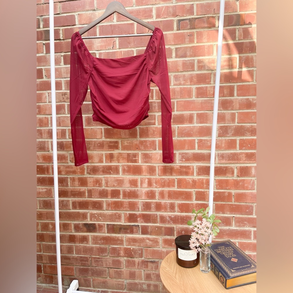 Red Cropped Top